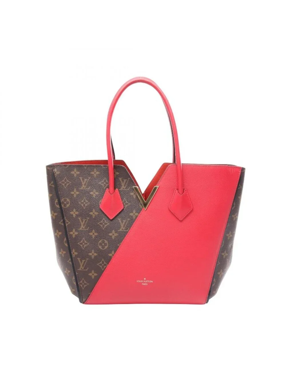 Louis Vuitton Tote Kimono MM Cerise Canvas Leather